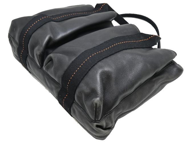 Hermès Hermes Caravan Horizontal Damenhandtasche Schwarz - Ansicht 3