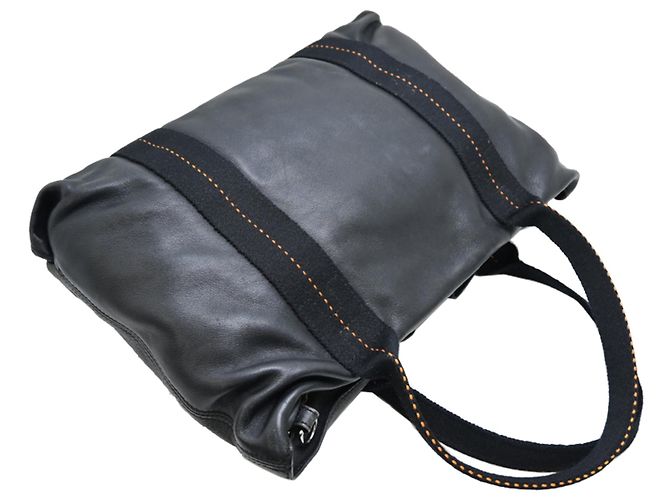 Hermès Hermes Caravan Horizontal Damenhandtasche Schwarz - Ansicht 4