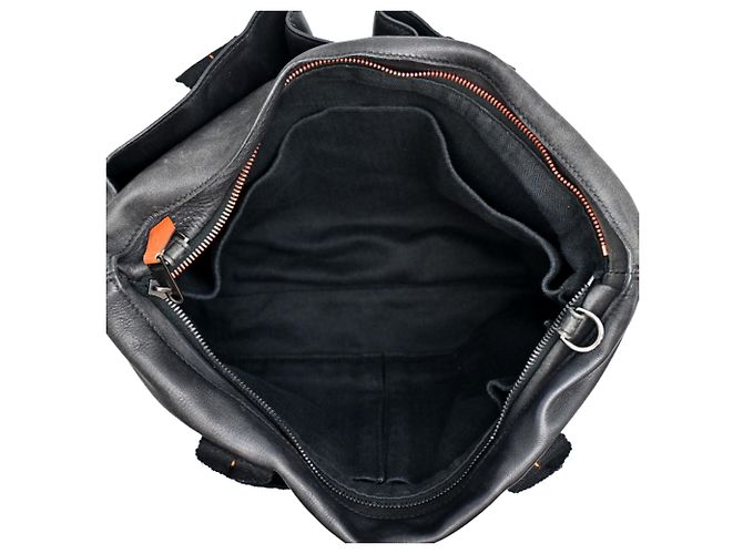 Hermès Hermes Caravan Horizontal Damenhandtasche Schwarz - Ansicht 6