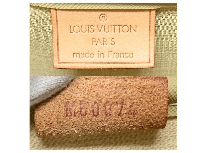 Borsa Louis Vuitton Deauville in monogramma marrone - vista 8