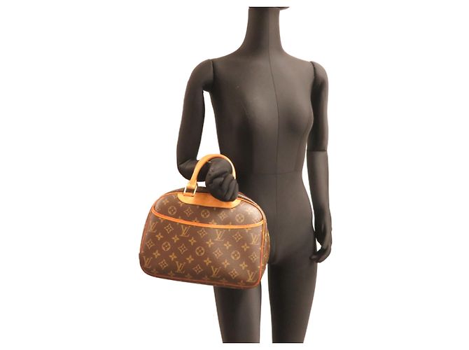 Borsa Louis Vuitton Trouville da donna Marrone - vista 9