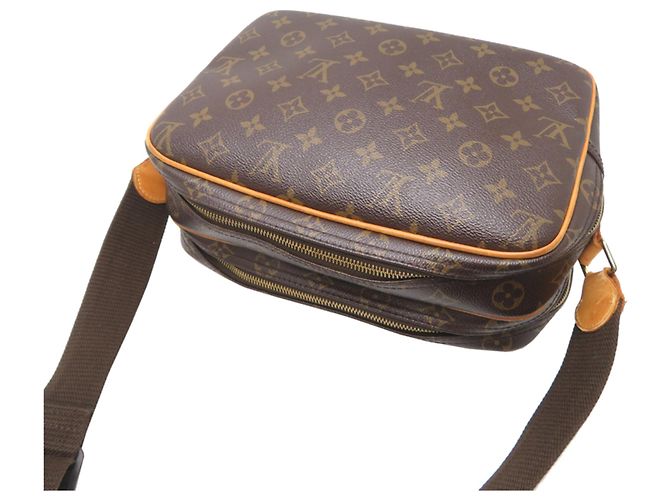 Borsa a Spalla Louis Vuitton Reporter PM Marrone - vista 4