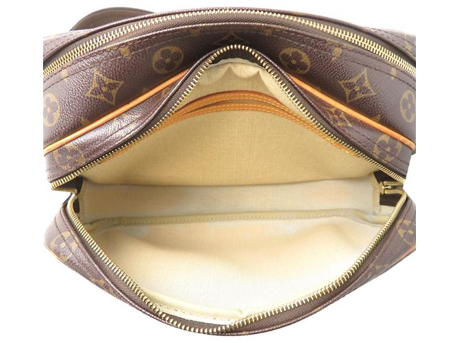 Borsa a Spalla Louis Vuitton Reporter PM Marrone - vista 7