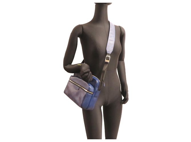 Borsa Messenger Outdoor PM da uomo Louis Vuitton Blu - vista 8