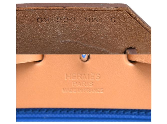 Hermès Borsa Hermes Herbag Zip PM Blu - vista 8