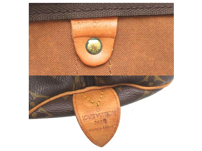 Borsa Boston Louis Vuitton Keepall 55 Marrone - vista 7