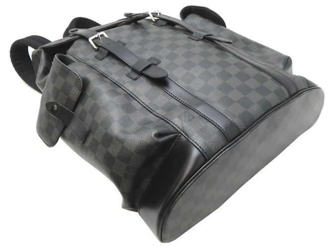 Mochila Louis Vuitton Christopher MM Negro - vista 3