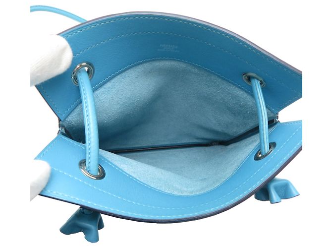 Hermès Bolsa de ombro mini Aline Hermes Azul - vista 6