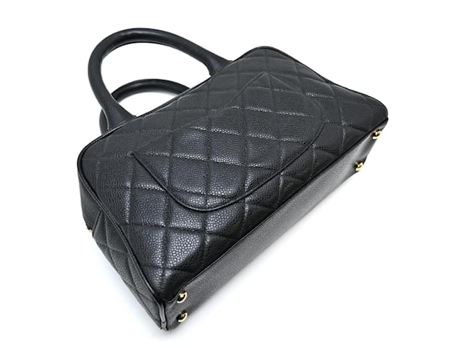 Borsa a mano Chanel Coco Mark Mini Boston Nero - vista 4
