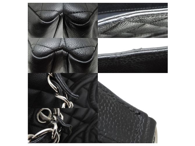 Borsa Tote Chanel GST Grand Shopping Tote Bag Nero - vista 8