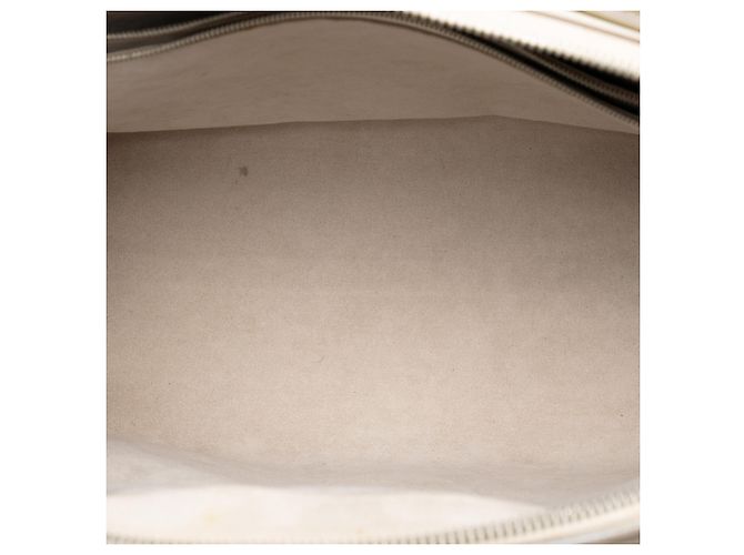 Louis Vuitton White Epi Pont Neuf GM Bianco - vista 4