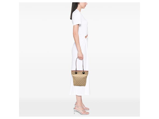 Tote Gucci Beige GG Canvas Eclipse - vista 8
