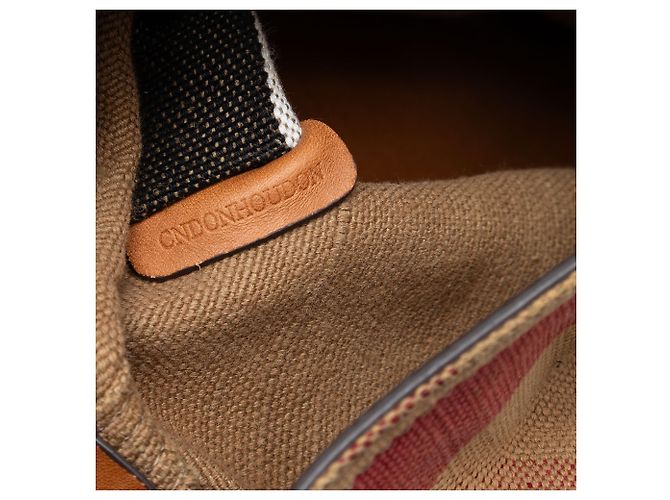 Burberry Ashby Bucket Bag aus Mini Mega Check Canvas in Braun Hellbraun - Ansicht 5