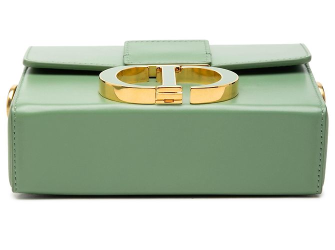 Dior Green Micro Smooth Calfskin 30 Montaigne Flap Verde Verde chiaro - vista 3