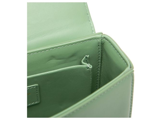 Dior Green Micro Smooth Calfskin 30 Montaigne Flap Verde Verde chiaro - vista 7