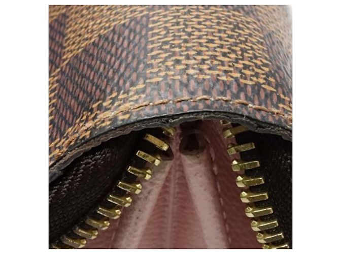 Cartera Zippy Long Louis Vuitton Marrón Damier Ebene Castaño - vista 11