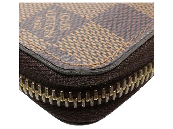 Cartera Zippy Long Louis Vuitton Marrón Damier Ebene Castaño - vista 12