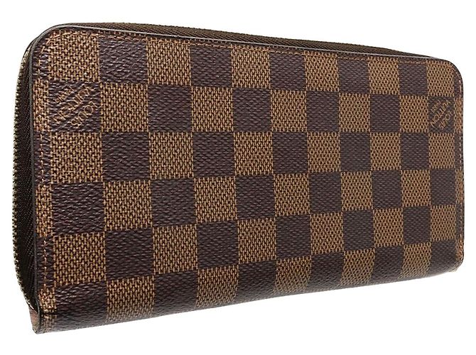 Cartera Zippy Long Louis Vuitton Marrón Damier Ebene Castaño - vista 2