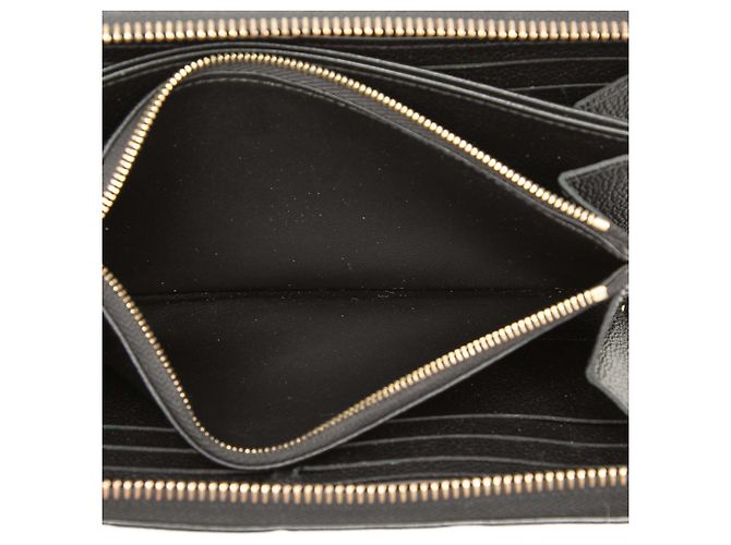 Louis Vuitton Zippy Long Wallet Monogram Empreinte Schwarz - Ansicht 6
