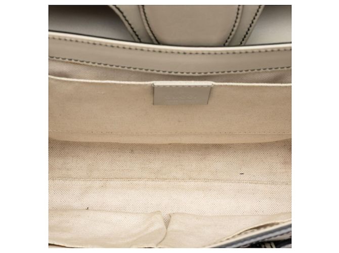 Gucci Emily Schultertasche aus beige GG Canvas, Größe Medium - Ansicht 4