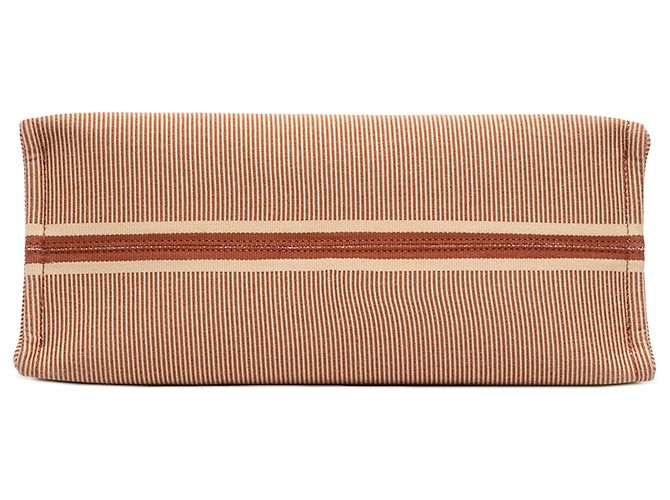 Cabas Céline Bolso Thais de lona a rayas beige grande Celine - vista 3