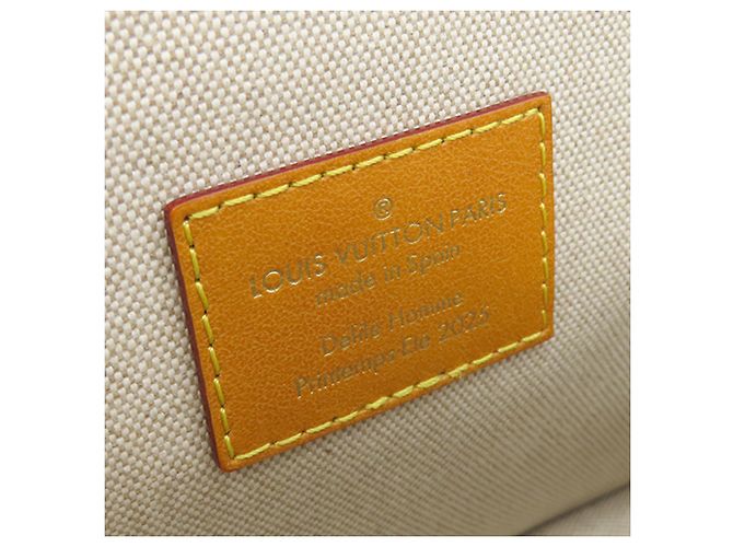 Louis Vuitton Blue LV Vers Damier Denim Cargo Wearable Wallet Azul - vista 6