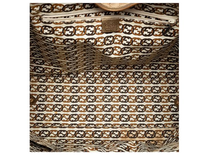 Gucci Princy Tote aus beigem GG Canvas - Ansicht 4