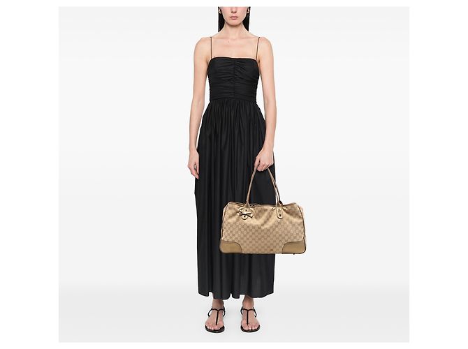 Gucci Princy Tote aus beigem GG Canvas - Ansicht 6
