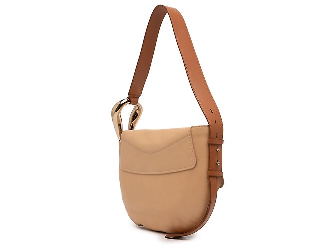 Borsa Hobo Kiss in pelle beige Chloé - vista 2