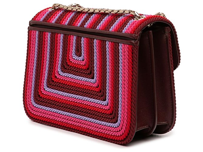 Bulgari Borsa a Spalla Bvlgari Pink Polyester Serpenti Forever Kaleidoscopia Rosa - vista 2