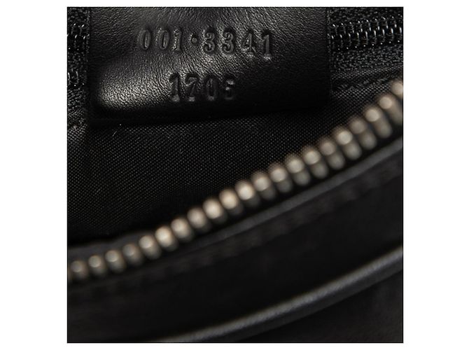 Borsa a tracolla Attache in pelle di vitello nera Gucci Nero - vista 6