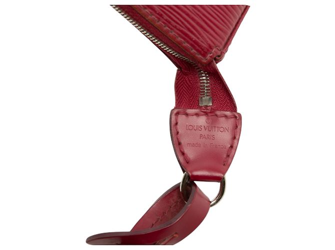Louis Vuitton Pochette Accessoires in Epi rosso - vista 5
