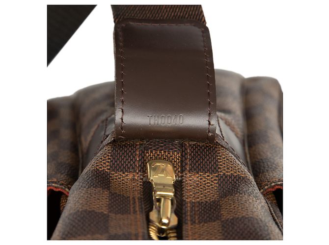 Louis Vuitton Marrone Damier Ebene Naviglio - vista 6