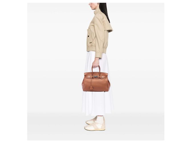 Hermès Marrone Togo Birkin Retourne 35 - vista 6