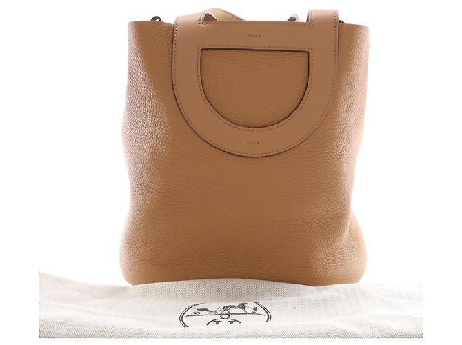 Hermès Marrom Clemence e Swift In the Loop 23 Castanho claro - vista 15