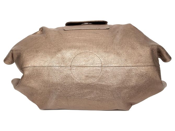 LOEWE Marrone Metallizzato Nappa Anagram Aire Bronzo - vista 3
