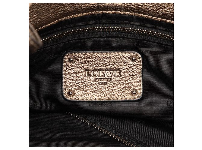 LOEWE Marrone Metallizzato Nappa Anagram Aire Bronzo - vista 5