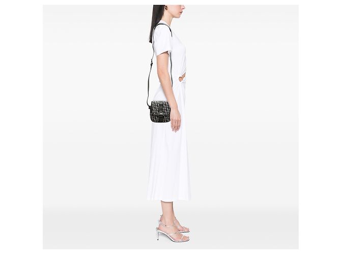 Borsa a tracolla Dior Black Diorissimo Trotter in tela Nero - vista 7
