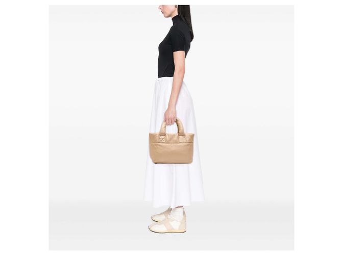 Chanel Gold Small Lambskin Coco Cocoon Reversible Tote Golden - Ansicht 6