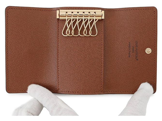 Portachiavi 6 chiavi Louis Vuitton Marrone Monogram - vista 10