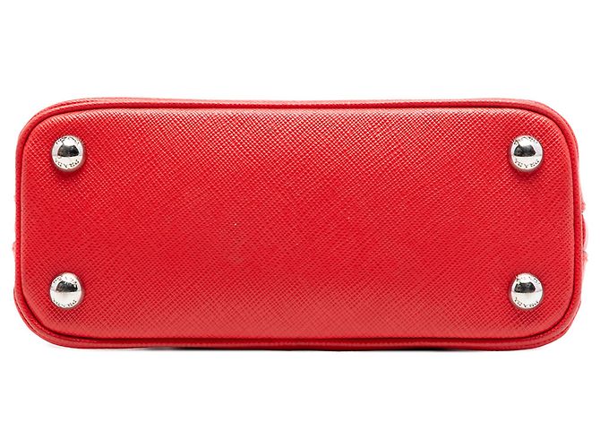 Borsa Prada Red Mini Saffiano Lux Promenade Rosso - vista 3