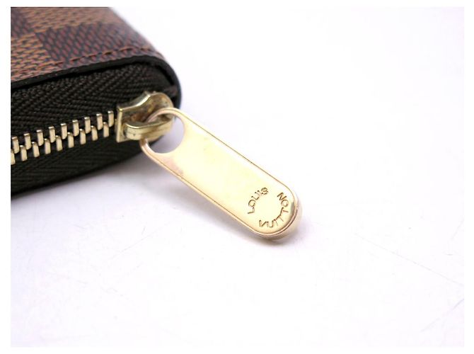 CARTERA LOUIS VUITTON ZIPPY N63070 EN LIENZO DAMIER EBENE Castaño - vista 5