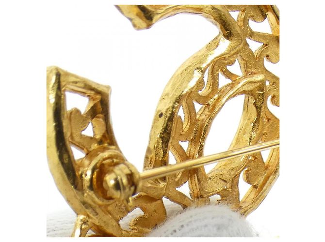 Timeless Spilla Vintage Chanel D'oro - vista 3