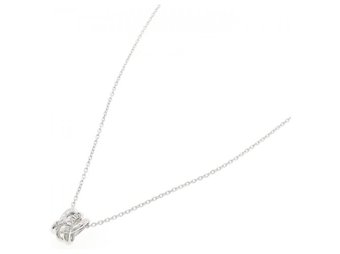 Autre Marque Collana in oro bianco 10K e diamanti Argento - vista 2