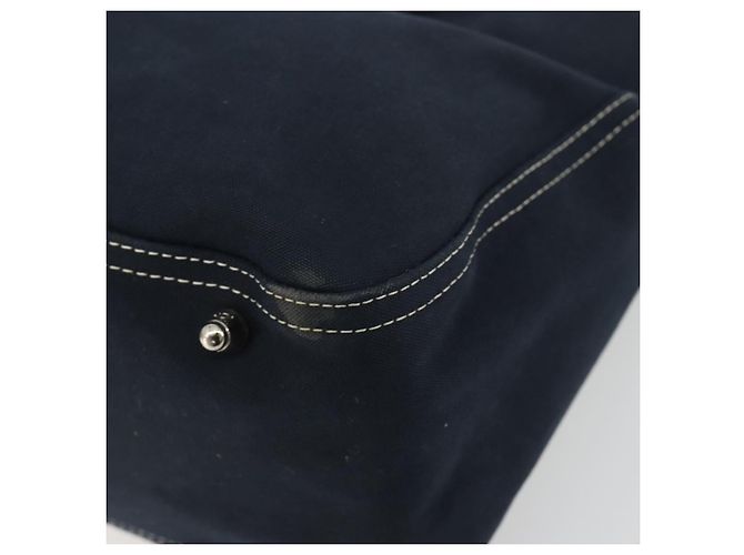 FENDI Handtasche Canvas Navy Silver Auth ka4476A Silber Marineblau - Ansicht 9