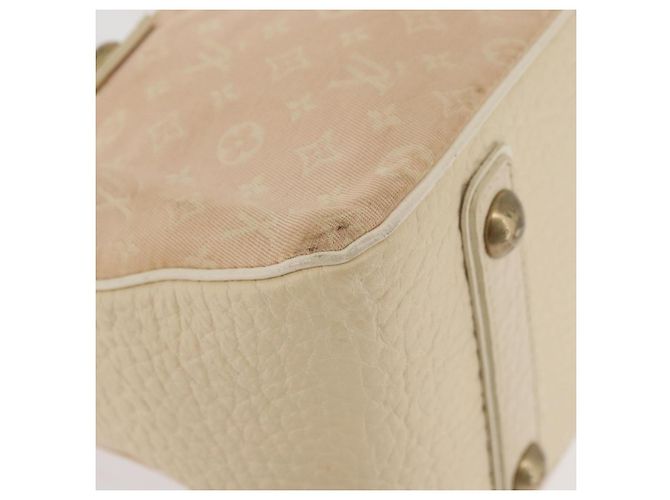 LOUIS VUITTON Bolso Monogram Mini Lin Trapeze PM Rosa M40062 LV Auth 182773 - vista 16