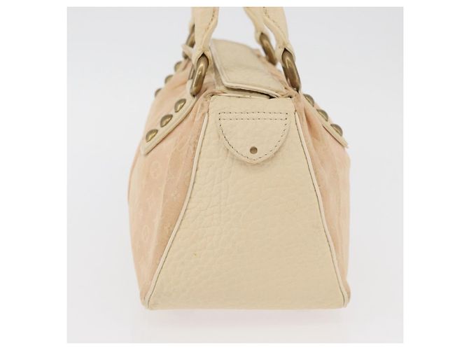 LOUIS VUITTON Bolso Monogram Mini Lin Trapeze PM Rosa M40062 LV Auth 182773 - vista 4