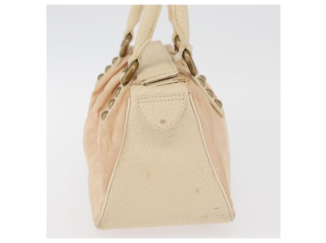 LOUIS VUITTON Bolso Monogram Mini Lin Trapeze PM Rosa M40062 LV Auth 182773 - vista 5