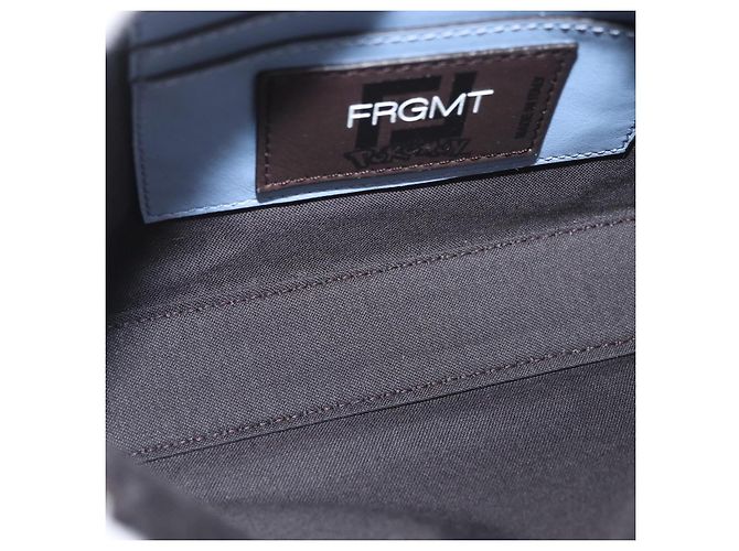 Zucca FENDI FENDI x FRGMT x POKMON Bolsa de Ombro Dratini Marrom Preto Auth 167373SM - vista 10