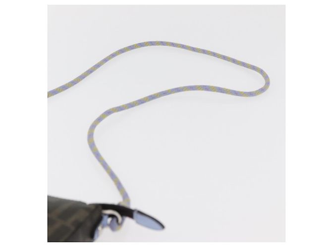 Zucca FENDI FENDI x FRGMT x POKMON Bolsa de Ombro Dratini Marrom Preto Auth 167373SM - vista 8